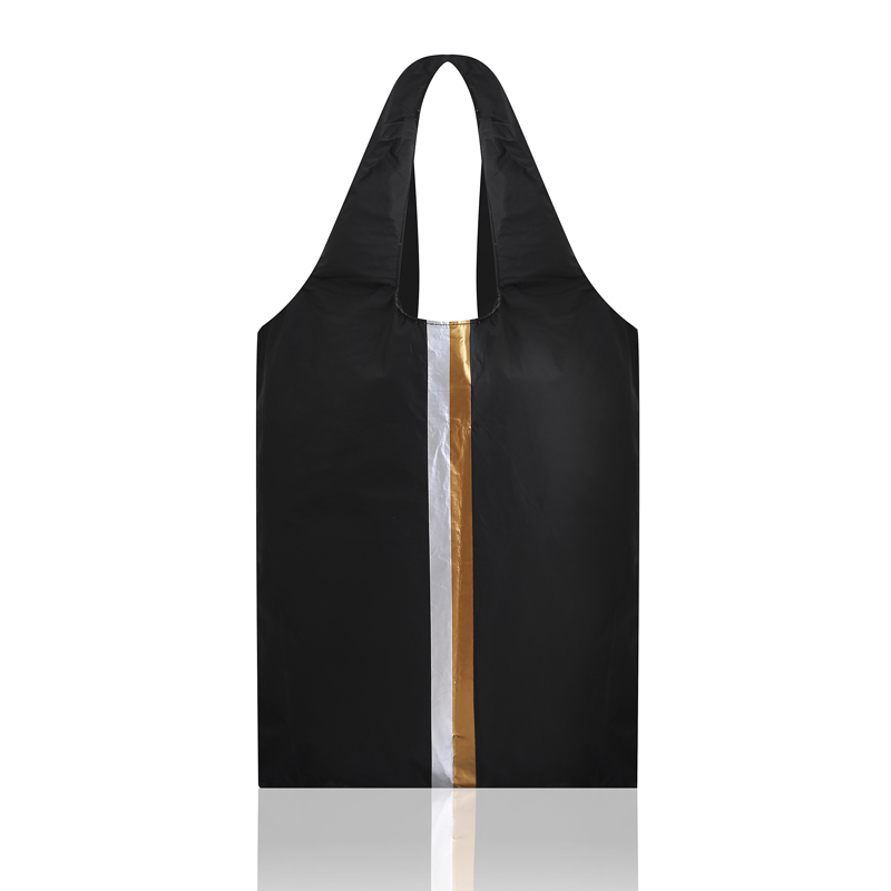 Wiederverwendbare Shopping Bag Doppelte Linie Design Große Lebensmittel Mehrzweck-Einkaufstasche Wiederverwendbare Eco-friendly Carryall Tote Taschen lightweightt 