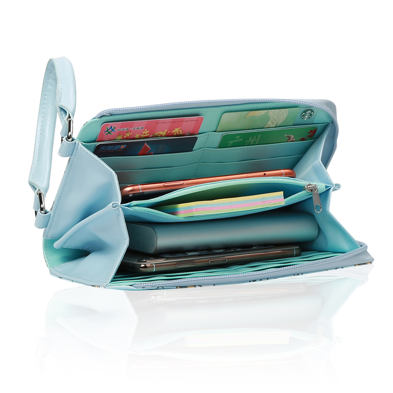 Kleine Crossbody-Handy-Geldbeutel für Frauen - Mini-Messenger-Schulter-Tasche Geldbörse mit Kreditkarte Slots 