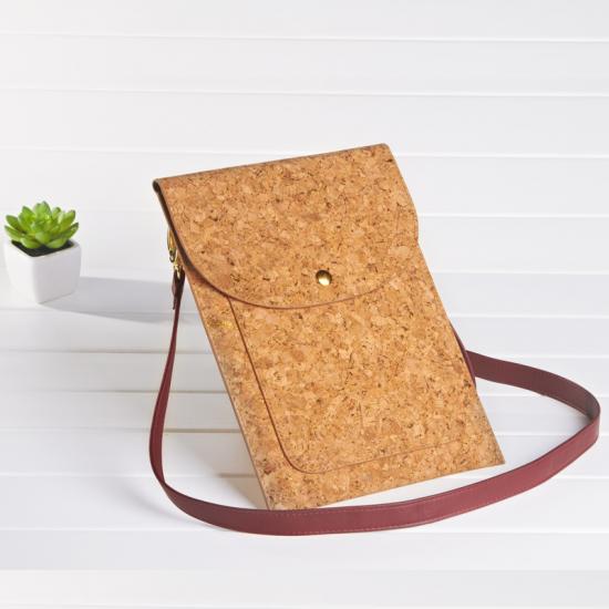 OEM/ODM Vegan Cork 11 Inch Tablet Shoulder Bag in China