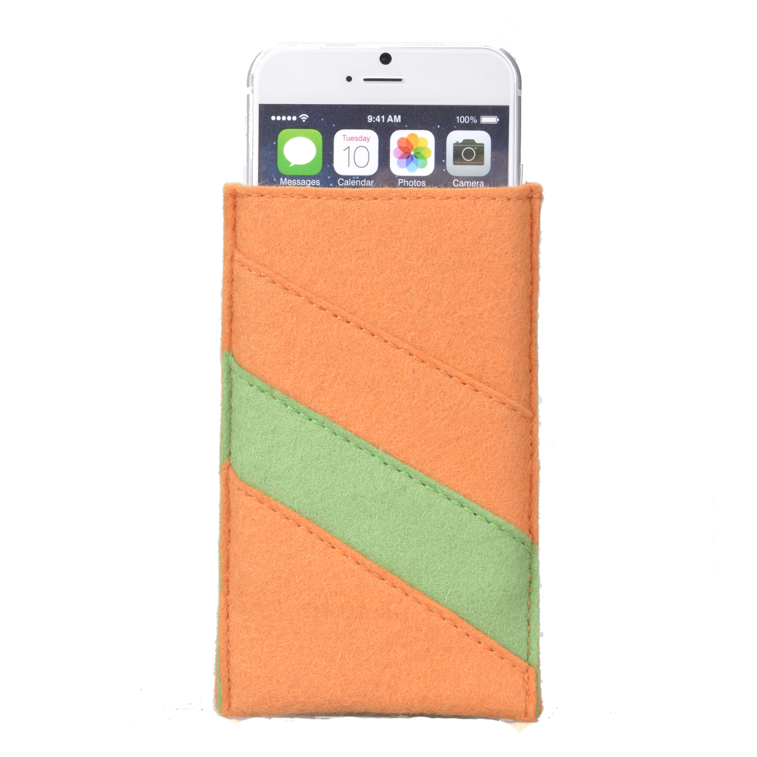  Executive Sleeve für iPhone SE 2020 & iPhone 8, 7, 6 & 6S／Premium Wollfilz Slip-on Case