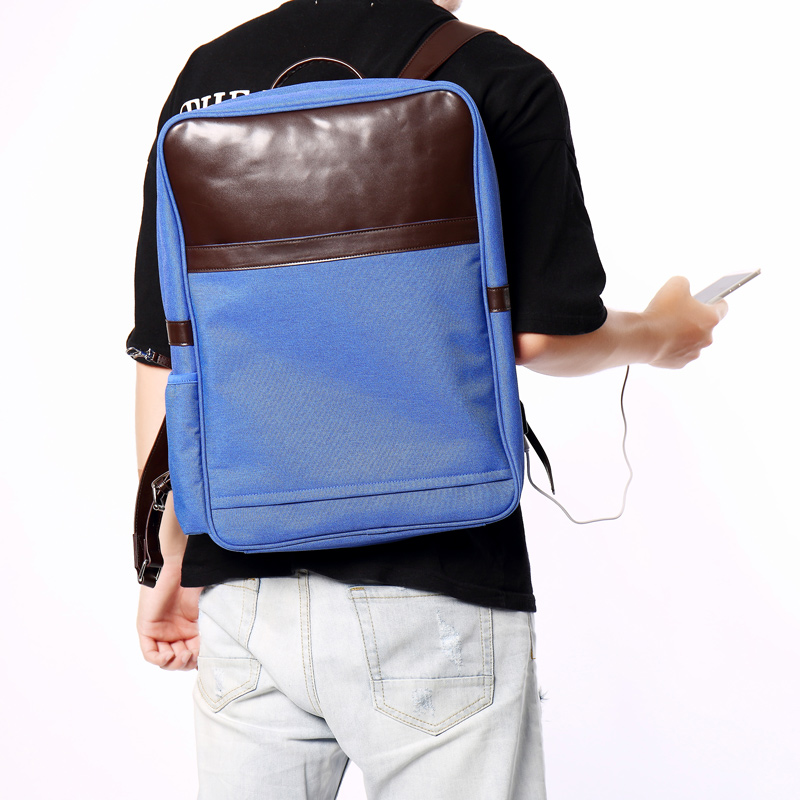 Laptop-Rucksack für Business-Reisen Anti-Diebstahl-Rucksack für Männer Frauen mit USB-Ladeanschluss 
