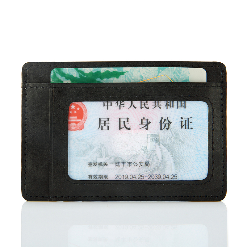 Minimalistischen Geldbörsen für Männer & Frauen RFID-Front-Pocket Leder-Card Holder Wallet 
