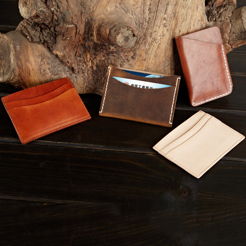 Essentials Männer schlank RFID Blockierkartenetui minimalistische Brieftasche 