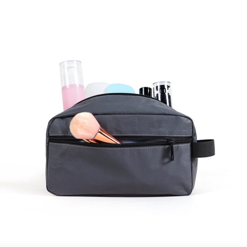 Haltbare kundengebundene Farbe Wasserdichtes Tyvek-Make-up-Kosmetiktaschenset mit niedrigem MOQ 