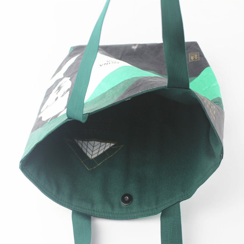 Modegroße Tyvek-Einkaufstasche mit individuellem Muster 