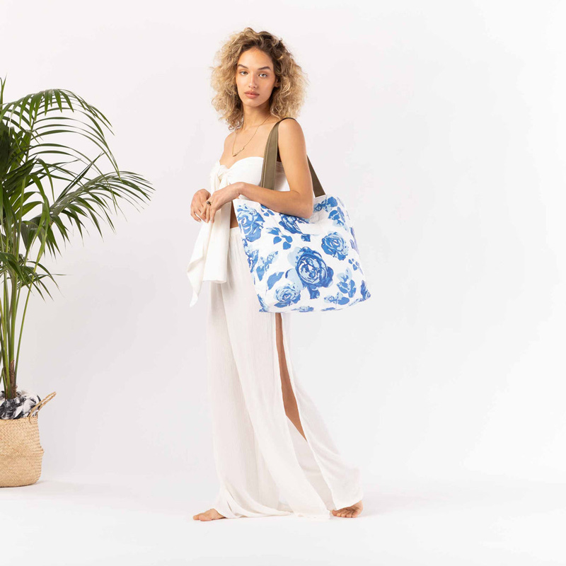 Modische, wasserdichte, reißfeste Shopping-Dupont-Tyvek-Strandtasche für Frauen 
