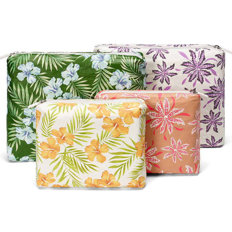 Heißer Verkauf Aloha Collection Bags 2023 Makeup Toiletry Paper Bag Kleine Aufbewahrungstasche mit Reißverschluss 