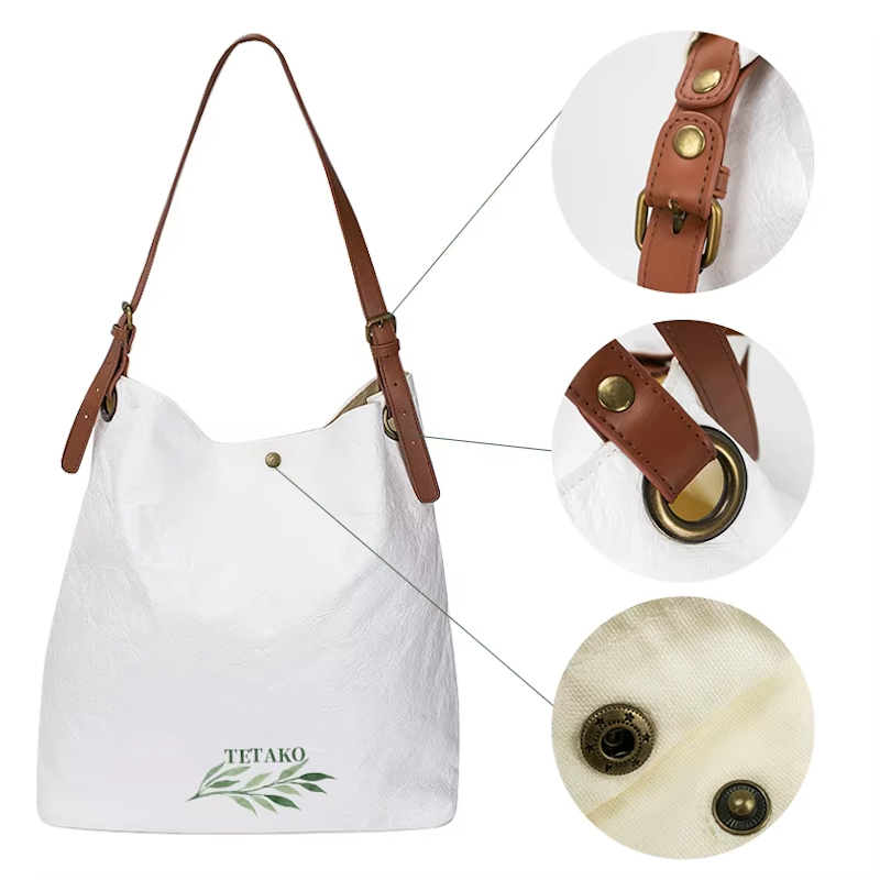 Individueller wasserdichter Tyvek® Shopper – Wiederverwendbare Tragetasche und umweltfreundliche Einkaufstasche