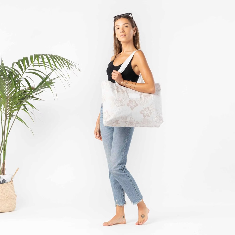 Individuelle, wendbare Tragetasche aus DuPont™ Tyvek®-Papier – umweltfreundliche, wasserdichte, recycelte Strandtasche