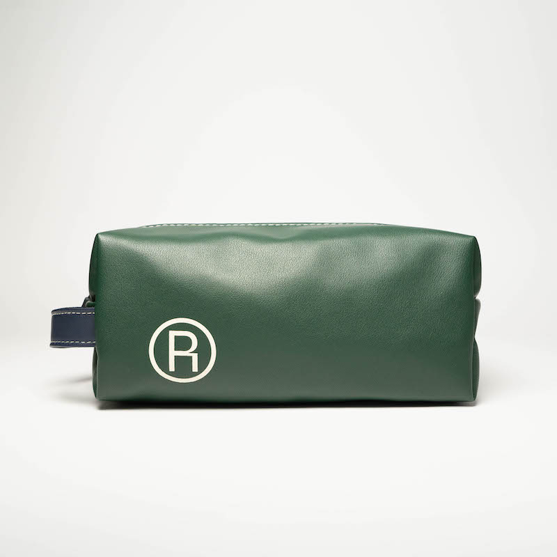 Hochwertige, modische Kosmetiktasche aus grünem Leder – kundenspezifischer OEM/ODM-Reise-Organizer