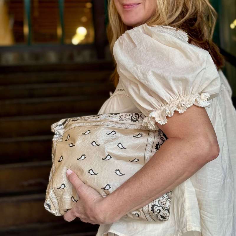 Multifunktionale Kosmetiktasche in Reisegröße – Kosmetiktäschchen aus umweltfreundlichem Tyvek